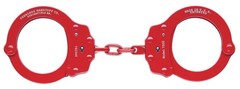 Peerless Handcuff Model 750C – Chain Link – Red | 750CR