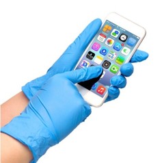 Nitrile Exam Gloves, Powder Free Medium, Blue. Case of 1,000