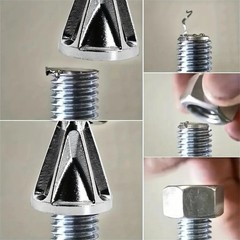 External Chamfer Deburring Tool Drill Bit Attachment for Metal Bolts