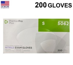 PremierPro Plus 5062 Chemo-Tested Nitrile Exam Gloves Size Small 200 PC