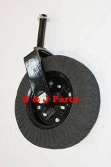 Tail Wheel Assembly 15″-1 1/2″ Yoke–Cast Iron Hub- Bush Hog, Rhino, Land Pride
