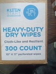Heavy Duty Dry Wipes 10×11 Perforated Wipes