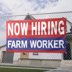 Now Hiring Farm Worker 13 oz Heavy Duty Vinyl Banner Roustabout Jobs Available