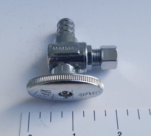 100 Pcs. 1/4″ OD Compression x 1/2″ Pex Angle Valve, Lead Free Brass, 1/4″ Turn