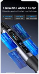 FNIRSI HS-03 Cordless Soldering Iron USB-C Rechargeable 2600mAh 5 Temp Setting