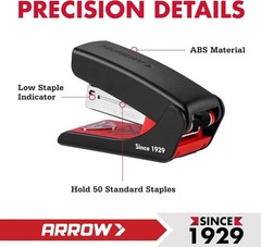 Arrow 2PCS Mini Staplers with Staples 16 Sheets Capacity for Daily Office School