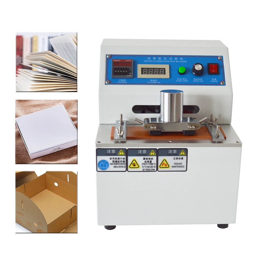 Ink Printing Decolorization Tester Machine Test Adhesion Friction Test Abraser