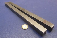 Square 4140 Alloy Steel Annealed Bars, 3/4″ x 3/4″ Wide x 12″ Length, 2 Pcs