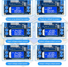 DC Adjustable Buck Converter,6.5-36V to 1.2V-32V 5A Adjustable Power Supply,5V