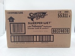 Swiffer 55311 10 x 8 Wet Refill Cloths White/Lav Vanilla & Comfort (36/CT) New