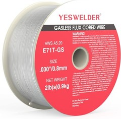 Self-Shielding .030-Inch Gasless MIG Wire for Clean, Reliable Welds – 2 lb