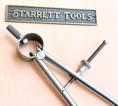 STARRETT No.277-6 Spring-Type Dividers With Round Legs- 6” Size & Capacity. USA
