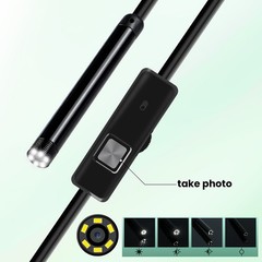 Endoscope Camera with Light, 1920P HD Borescope Camera with 6 LED Lights 16.4ft