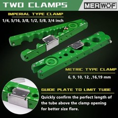 HVAC Flaring Tool Kit for 1/4” – 3/4” and 6-19mm Single Flare, 45° Eccentric T