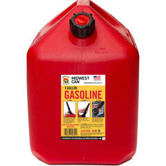 2 pack Midwest Can Company, 5 Gallon Capacity Gas Can with Flame Mitigation Devi