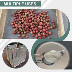304 Stainless Steel Wire Mesh Screen,15.7 X 59 Inches, 1mm Hole 20 Mesh, No R…