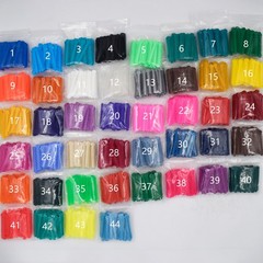 1008Pcs Dental Orthodontics Elastic Ligature Ties Transparent 45 Colors Option
