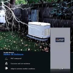 200 Amp Single-Phase Automatic Transfer Switch For Generac RXSW200A3 120/240V