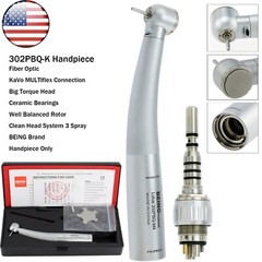 BEING Dental High Speed Fiber Optic Turbine Handpiece fit KAVO Coupler 4/6 Holes