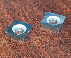 (2) Valenite Polycrystalline Square Indexable Milling Inserts SD 322 P2F VC727