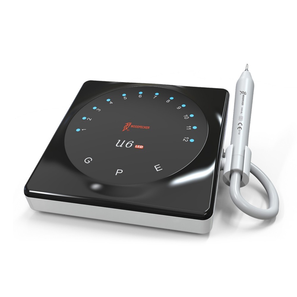 Woodpecker U6 LED Dental Ultrasonic Scaler Scaling Perio Endo Handpiece + 7 Tips