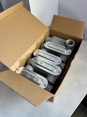 1″ Type LL Conduit Body w cover & gasket Aluminum Threaded UL listed