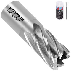 HSS Annular Cutter,3/4 Inch Diameter X 1 Inch Depth, 3/4 Inch Weldon