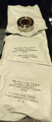 Spacer Engineered Polished Aluminum, Copper Lot Of 12 Some Sealed Bags See Pics