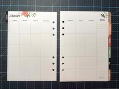 Carpe Diem Undated A5 Monthly Planner Inserts – Bloom