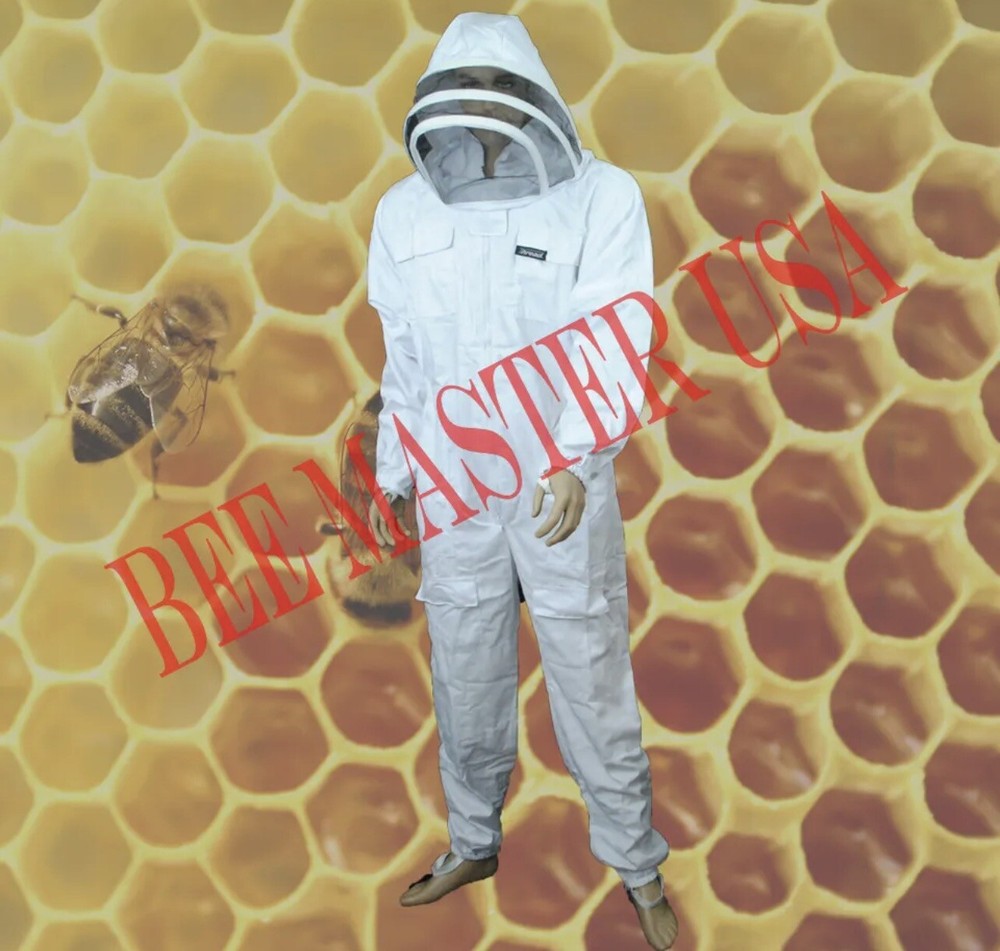 Pro’s Choice Best Beekeeping Full SUIT With GLOVES Size, M 100% Cotton Thread(R)