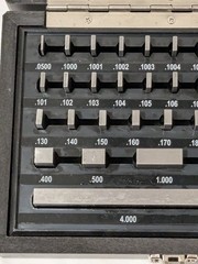 IMGAGES Gage Block Set: 0.05 to 4” Range, 36 Pc, Economy Grade, Steel 630-4105