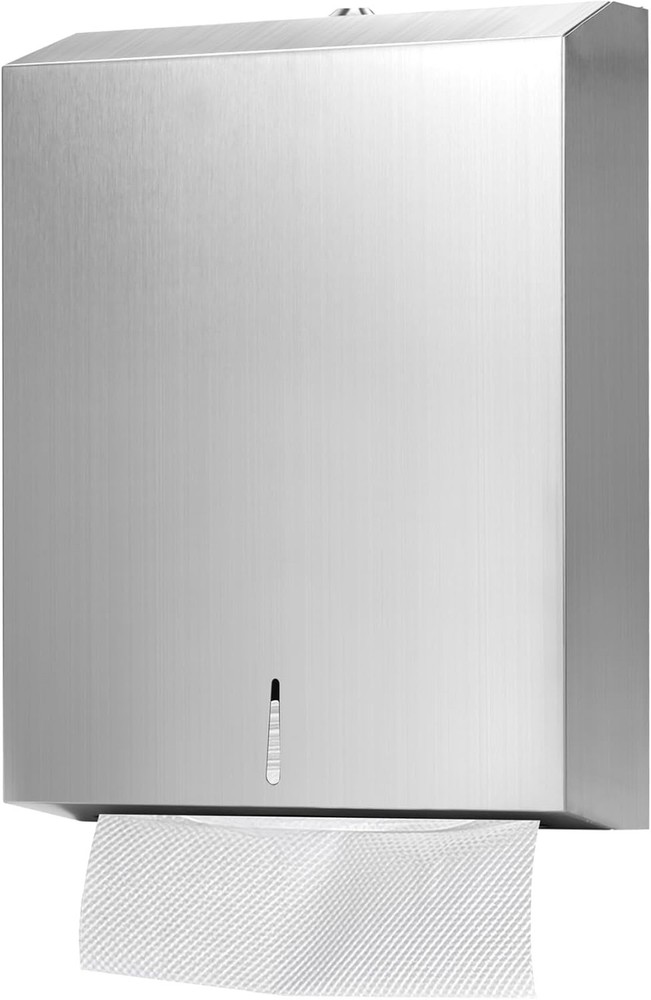 Paper Towel Dispenser Wall Mount Commercial, Fingerprint -Proof Paper Towel H…