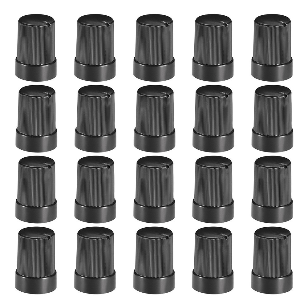 20Pcs 6mm Knob for Speaker Effect Pedal Amplifier Potentiometer Knob 10x14mm