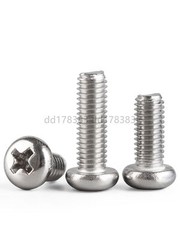 304 Stainless Steel Phillips Cross Pan Head Screws Bolt Inch 5/32，1/4，5/16，3/8，