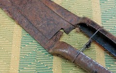 Antique Spring Shears – Sheep Wool Grass Or Other Use – Single Piece of Steel