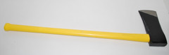 Leatherhead Tools, Axe, Flat Head, Fiberglass Handle, Yellow, Made in USA
