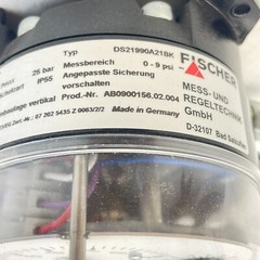 FISCHER DS21990A21BK Differential pressure gauge