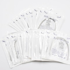 10 Packs Dental Super Elastic Niti Rectangular Arch Wires Square/Ovoid/Natural