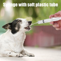 Glue Applicator Syringe Blunt Tip Needle and Cap, with Soft Plastic Tube, Suitab