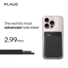 PLAUD – Note Pro Smart AI Voice/Audio Recorder – Black