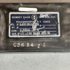 Dorsey Adjustable Bore Gage Setting Master 6-1/4-5-3/4”