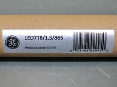 (15) GE 18″ T8 LED Lamps 92995, Medium Bi-Pin G13, 5000K, 6W, 700lm, Light Bulb
