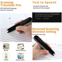 AI-Powered 112 Language Translation Pen|0.5s Instant Scan|Offline/WiFi Dual Mode