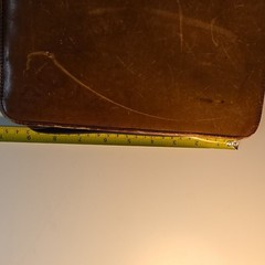 Franklin Covey Riverwood Leather PadFolio Distressed Warm Brown USA