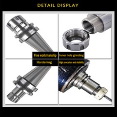 BT30 ER16 70mm 5PCS SET Collet Chuck Tool Holder Balance 12000RPM BT 30 USA