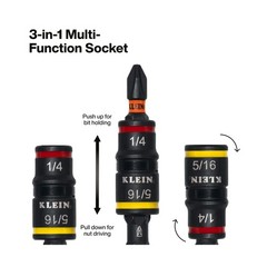 Klein Tools 32303HD Impact Driver Set, 20-in-1 SAE Impact Rated… FAST USA SHIP