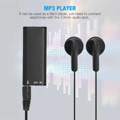 96 Hours Digital Voice Activated Audio Recorder Hidden Mini Audio MP3 Player US