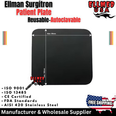 Ellman Surgitron Monopolar Patient Plate Reusable-Autoclavable CE Approved Plate