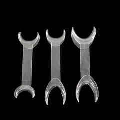 Dental Middle T-Type Mouth Opener Retractor Lip Cheek Retractor Double Head 134°