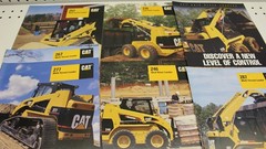 1990s CAT Heavy Equipment BROCHURE LOT compact equipment